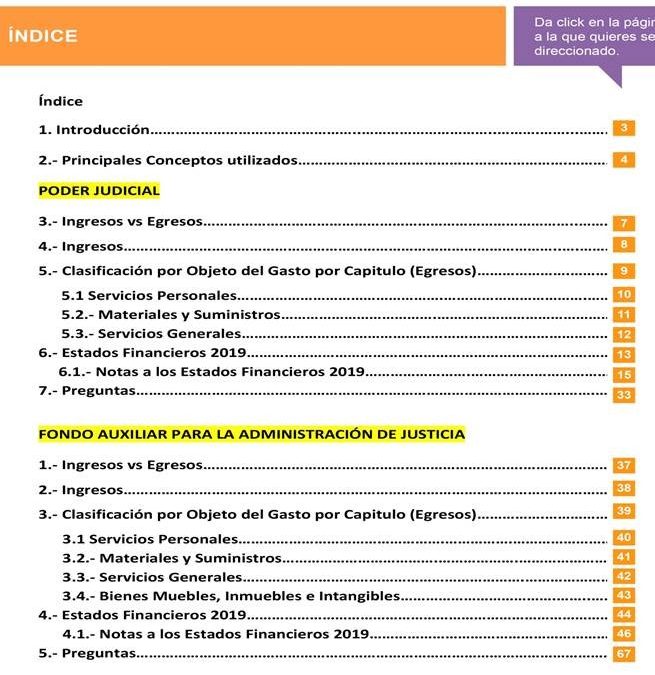 ANALISIS PODER JUDICIAL 2019 Y PRESUPUESTO 2020