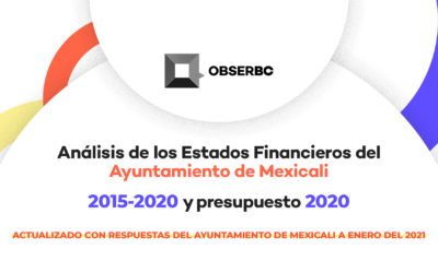 Análisis Financiero con respuestas del Ayuntamiento de Mexicali al III Trimestre 2020
