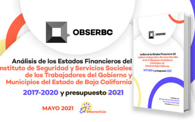 Análisis de los Estados Financieros del Instituto de Seguridad y Servicios Sociales de los Trabajadores del Gobierno y Municipios del Estado de Baja California (ISSSTECALI) de los años 2017 al 2020 y Presupuesto 2021.