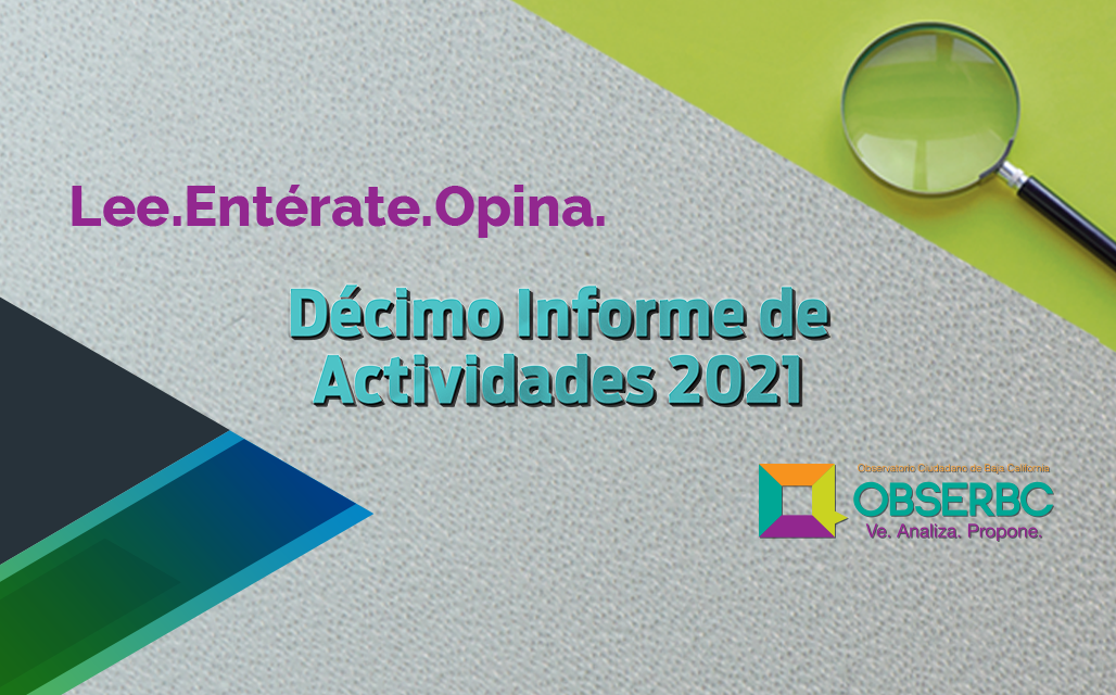 Décimo Informe de Actividades 2021