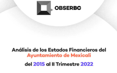 Análisis Ayuntamiento Mexicali 2015 al II Trimestre 2022