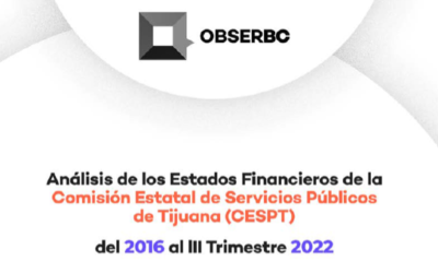 Análisis de los Estados Financieros de la CESPT -TIJUANA al III Trimestre 2022