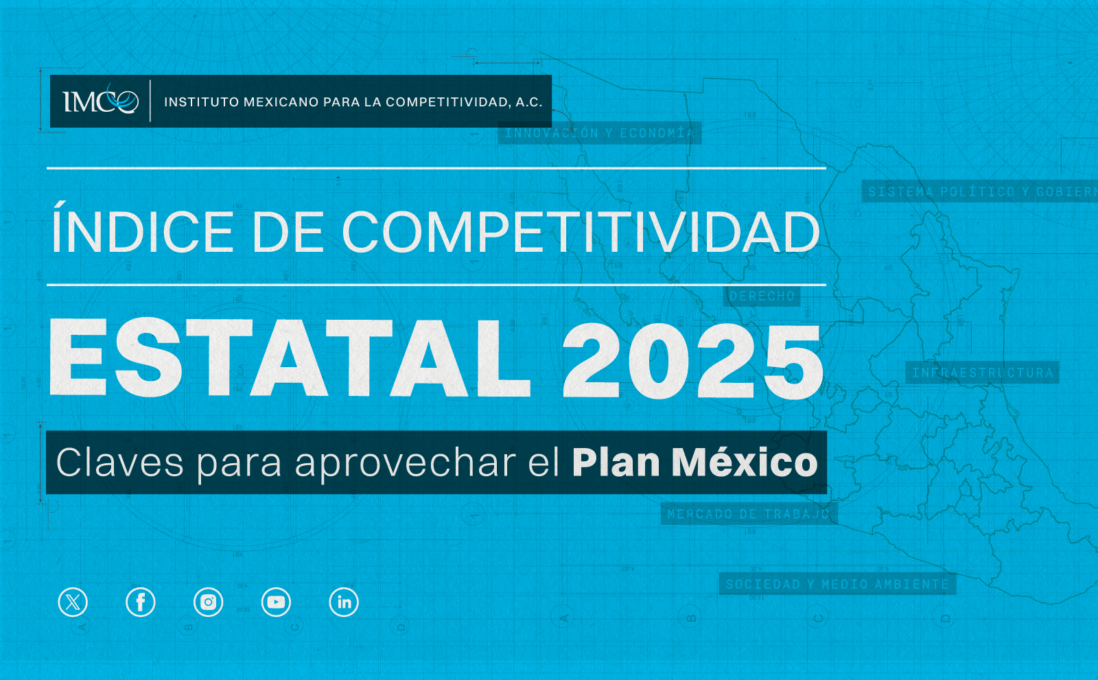 Resultados Índice de Competitividad Estatal 2025 IMCO